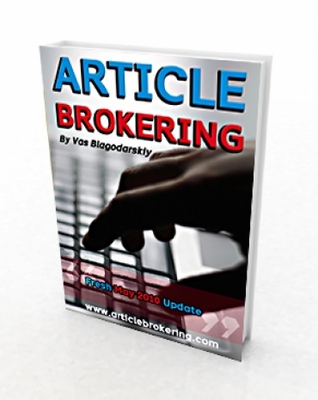 Product picture Article Brokering ebook PLR &(MRR)